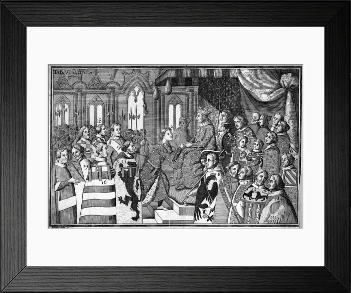 Framed Print : COURTOF CHARLES LE SAGE Framed Print : COURTOF CHARLES LE SAGE