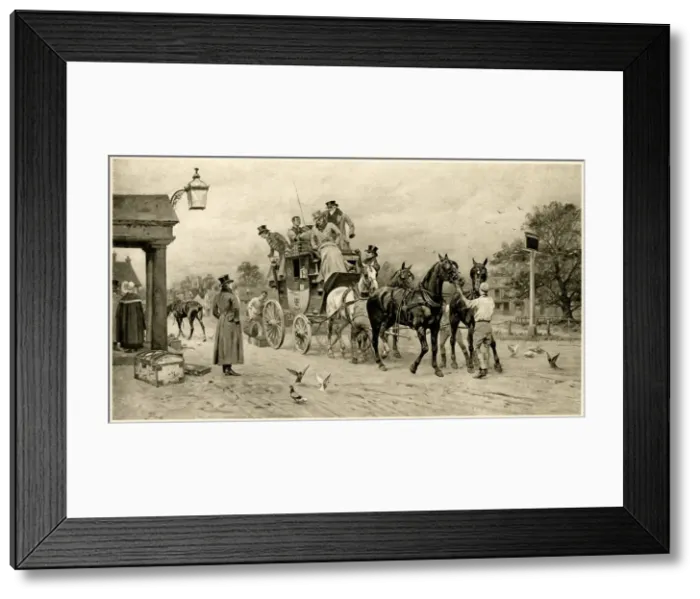 Framed Print : STAGECOACH / 100 YRS AGO Framed Print : STAGECOACH / 100 YRS AGO