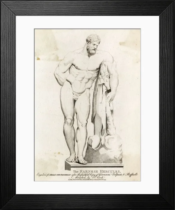 Framed Print : FARNESE HERCULES Framed Print : FARNESE HERCULES