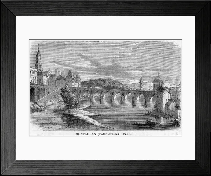 Framed Print : FRANCE / MONTAUBAN Framed Print : FRANCE / MONTAUBAN