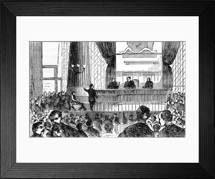 Framed Print : LAW / COURT SCENES Framed Print : LAW / COURT SCENES