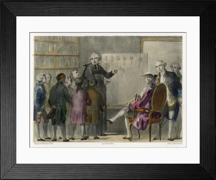 Framed Print : EPEE TEACHING DEAF MUTES Framed Print : EPEE TEACHING DEAF MUTES