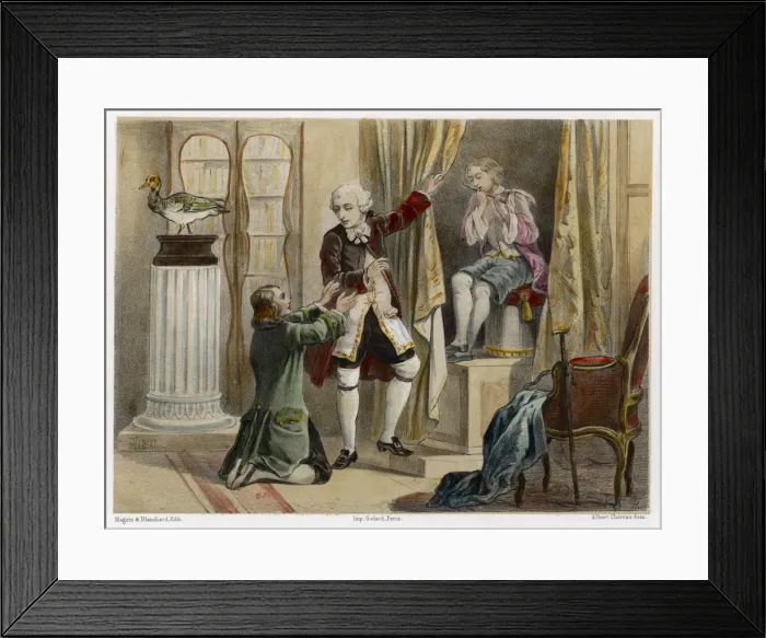 Framed Print : Jacques de Vaucanson Framed Print : Jacques de Vaucanson