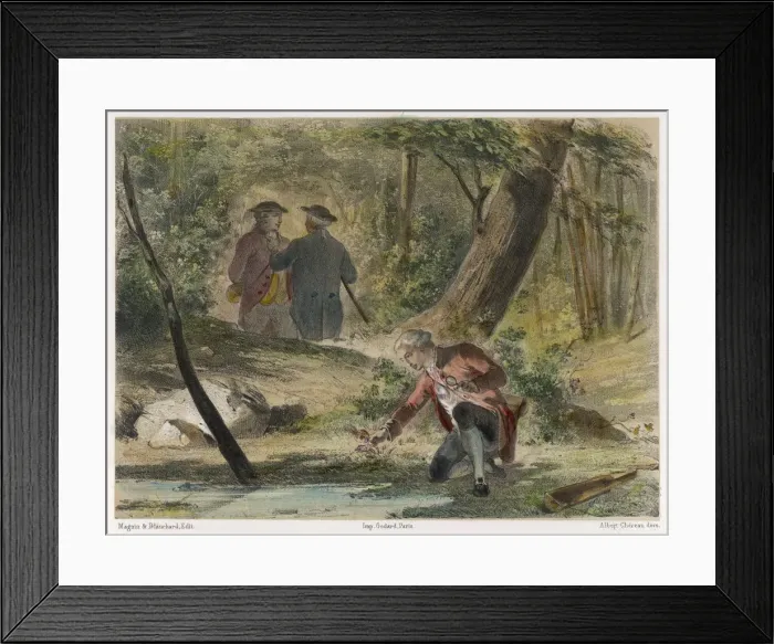 Framed Print : LAVOISIER BOTANISING Framed Print : LAVOISIER BOTANISING