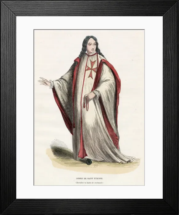 Framed Print : ORDER OF SAN STEFANO Framed Print : ORDER OF SAN STEFANO