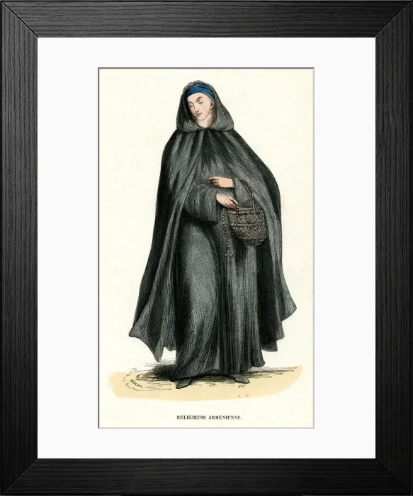 Framed Print : ARMENIAN NUN Framed Print : ARMENIAN NUN
