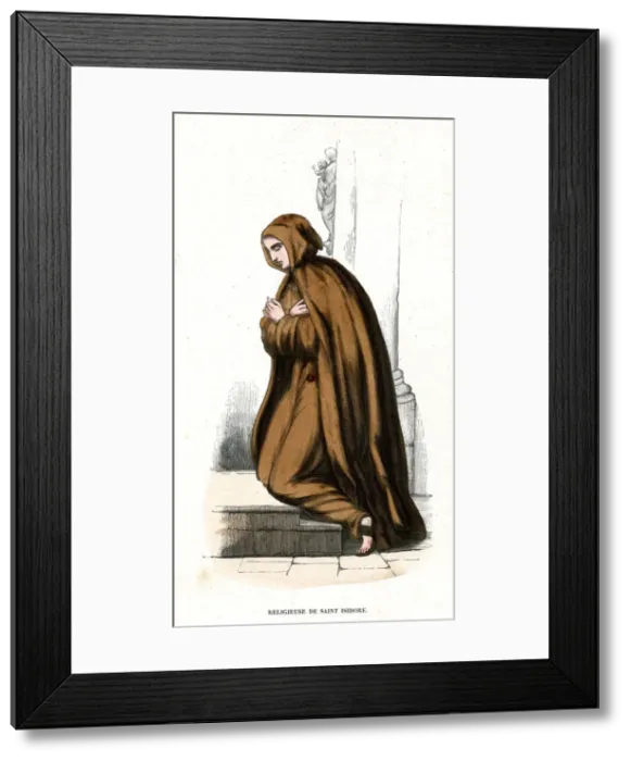 Framed Print : NUN OF SAINT ISIDORE Framed Print : NUN OF SAINT ISIDORE
