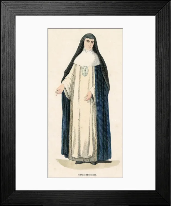 Framed Print : NUN OF THE CONCEPTION