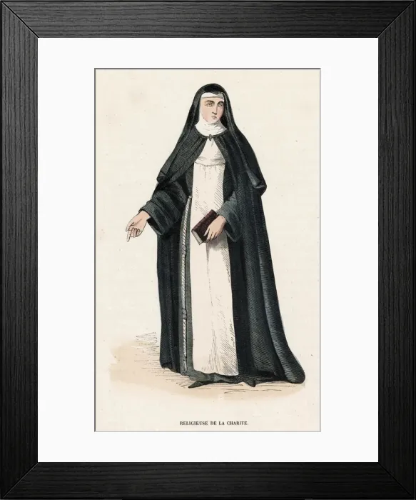 Framed Print : SISTER OF CHARITY Framed Print : SISTER OF CHARITY