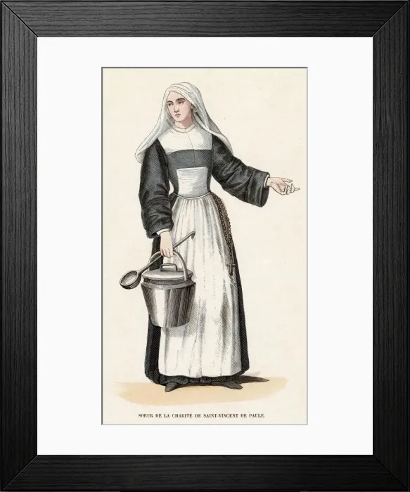 Framed Print : SISTER OF CHARITY Framed Print : SISTER OF CHARITY