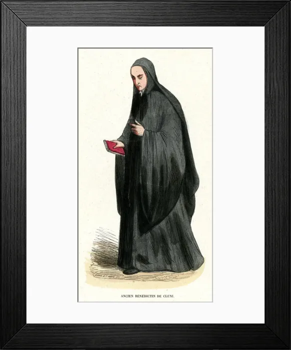 Framed Print : BENEDICTINE OF CLUNY Framed Print : BENEDICTINE OF CLUNY