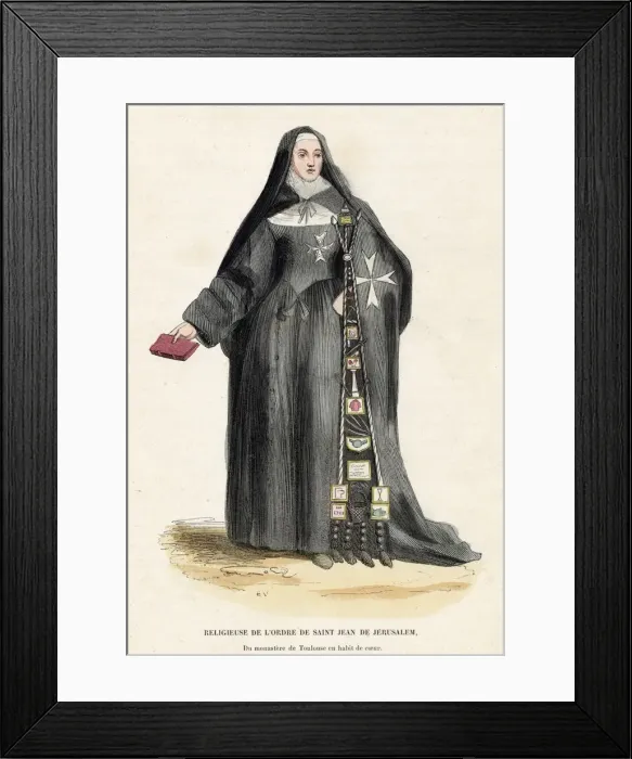 Framed Print : SISTER OF ST JOHN Framed Print : SISTER OF ST JOHN