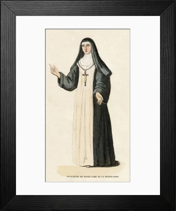 Framed Print : SISTER OF MISERICORDE Framed Print : SISTER OF MISERICORDE