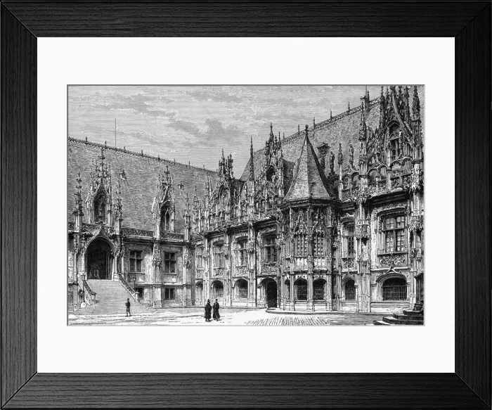 Framed Print : ROUEN / PALAIS DE JUSTICE Framed Print : ROUEN / PALAIS DE JUSTICE