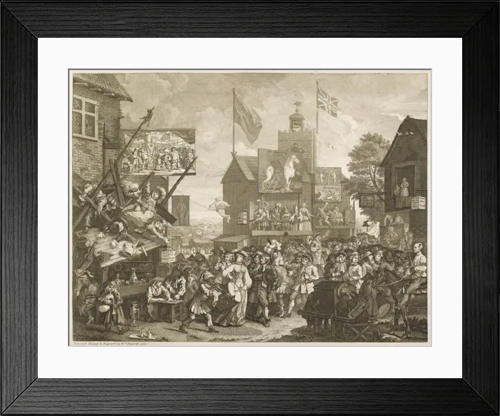 Framed Print : HOGARTH SOUTHWARK FAIR Framed Print : HOGARTH SOUTHWARK FAIR