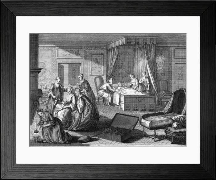 Framed Print : BAPTISM BY A MIDWIFE Framed Print : BAPTISM BY A MIDWIFE