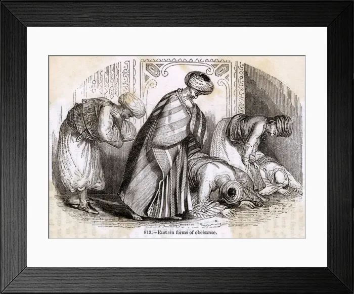 Framed Print : ASIAN OBEISANCE Framed Print : ASIAN OBEISANCE