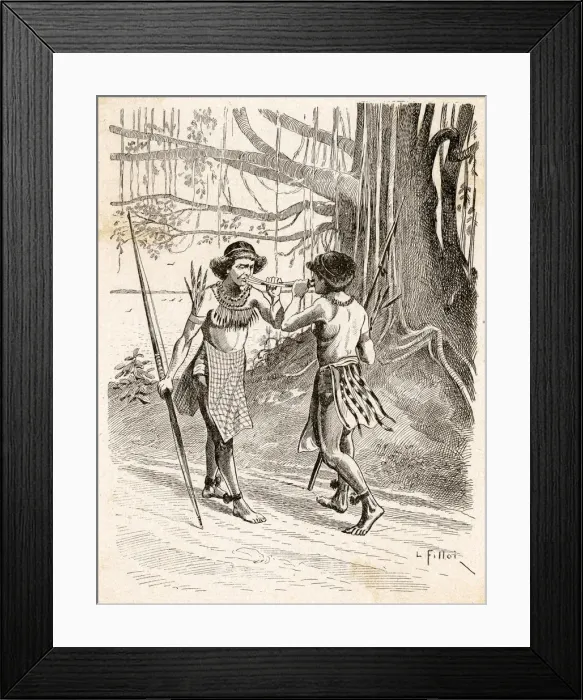 Framed Print : AMAZON GREETING Framed Print : AMAZON GREETING