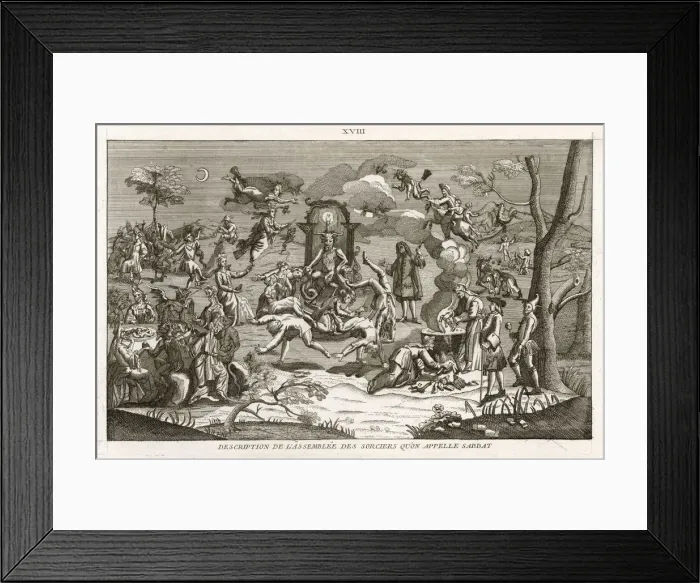 Framed Print : WITCHES / SABBAT (1783) Framed Print : WITCHES / SABBAT (1783)