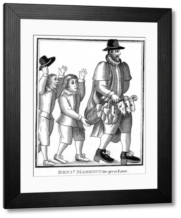 Framed Print : GLUTTON / BENJAMIN MARRIOT Framed Print : GLUTTON / BENJAMIN MARRIOT