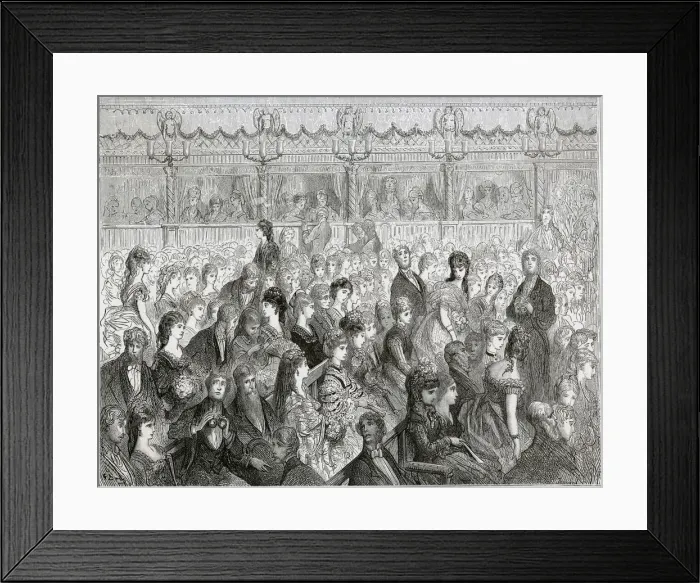 Framed Print : IN THE STALLS, LONDON Framed Print : IN THE STALLS, LONDON