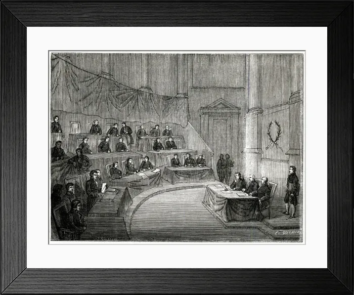 Framed Print : VOLTA AT ACAD. SCIENCES Framed Print : VOLTA AT ACAD. SCIENCES