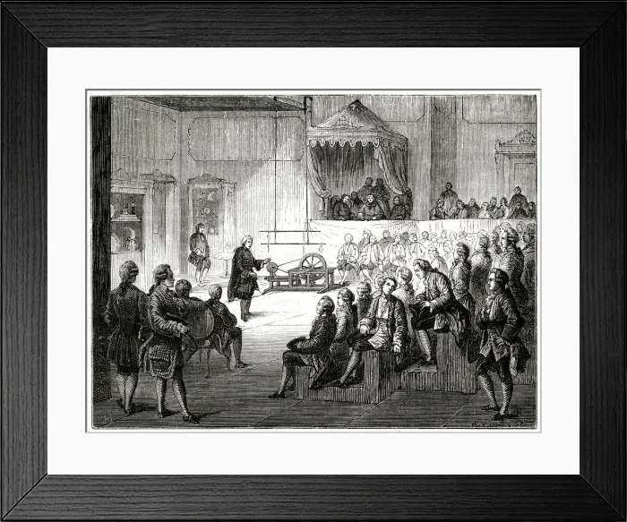 Framed Print : NOLLET LECTURES 1754 Framed Print : NOLLET LECTURES 1754