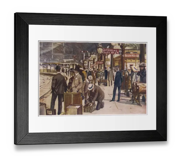 Framed Print : YORK STATION Framed Print : YORK STATION