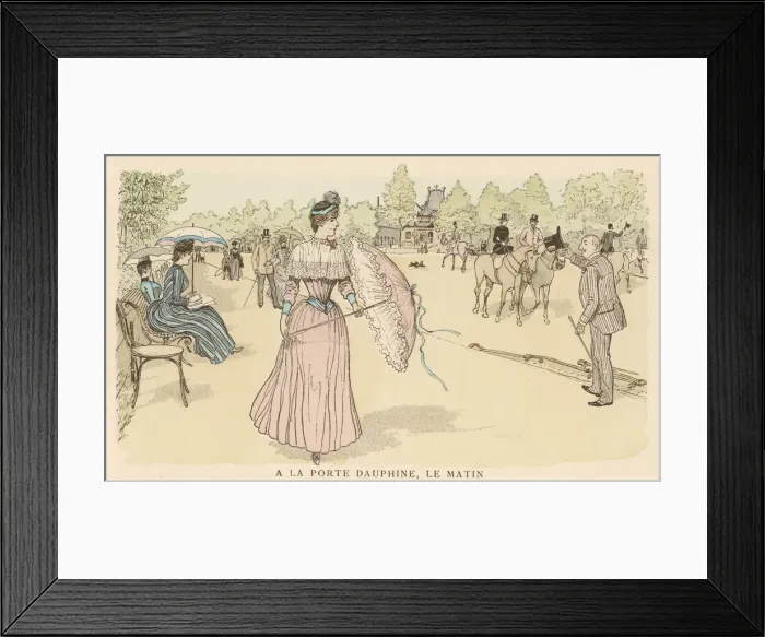 Framed Print : Raising Hat, Paris Framed Print : Raising Hat, Paris