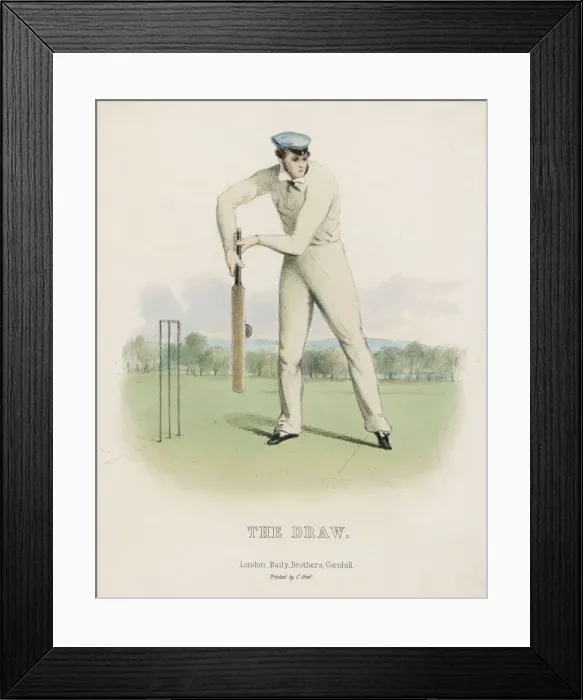 Framed Print : Leg Half Volley Framed Print : Leg Half Volley