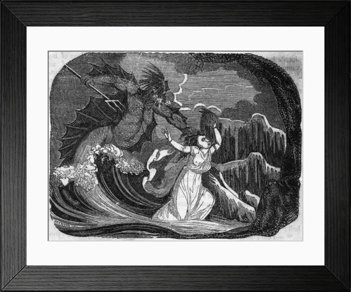 Framed Print : MONSTER OF THE DEEP Framed Print : MONSTER OF THE DEEP