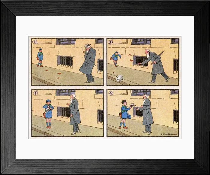 Framed Print : WELL-BEHAVED BOY C1920 Framed Print : WELL-BEHAVED BOY C1920
