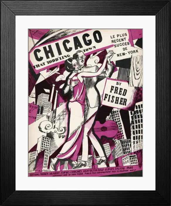 Framed Print : COUPLE DANCING / CHICAGO Framed Print : COUPLE DANCING / CHICAGO