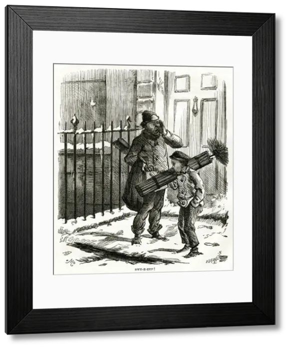 Framed Print : Chimney Sweep 1869 Framed Print : Chimney Sweep 1869