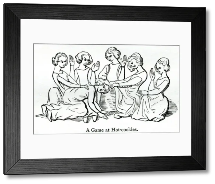 Framed Print : Game of Hot-cockles Framed Print : Game of Hot-cockles