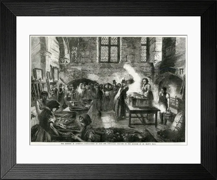 Framed Print : Fund Committee in Coventry 1861 Framed Print : Fund Committee in Coventry 1861