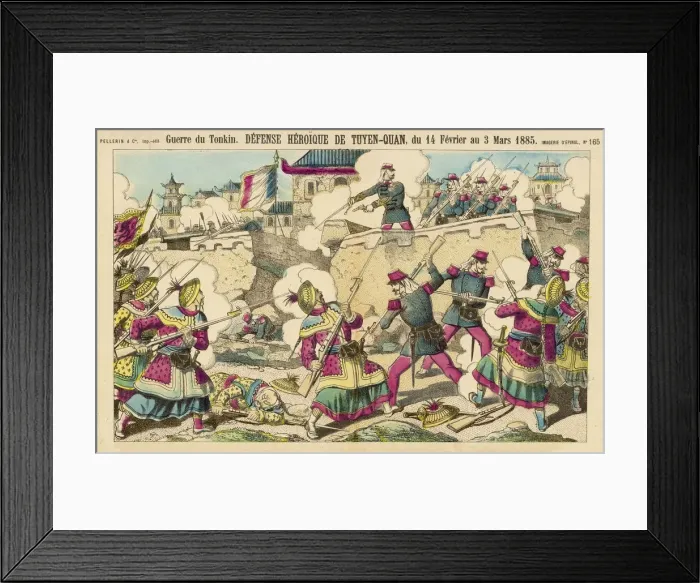 Framed Print : FRENCH IN VIETNAM Framed Print : FRENCH IN VIETNAM