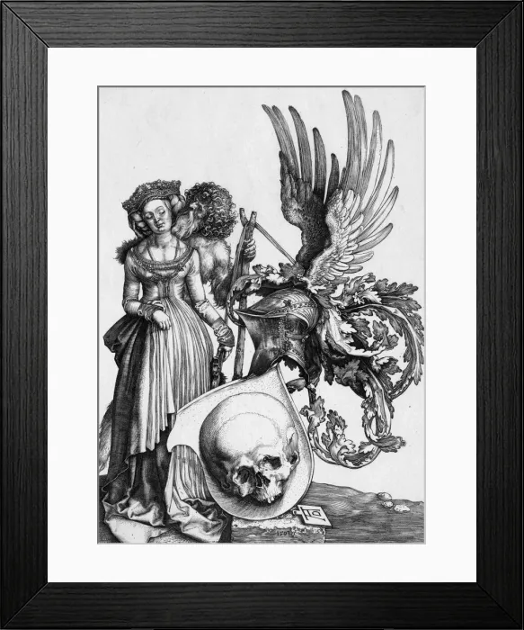 Framed Print : DEATH AND THE MAIDEN Framed Print : DEATH AND THE MAIDEN