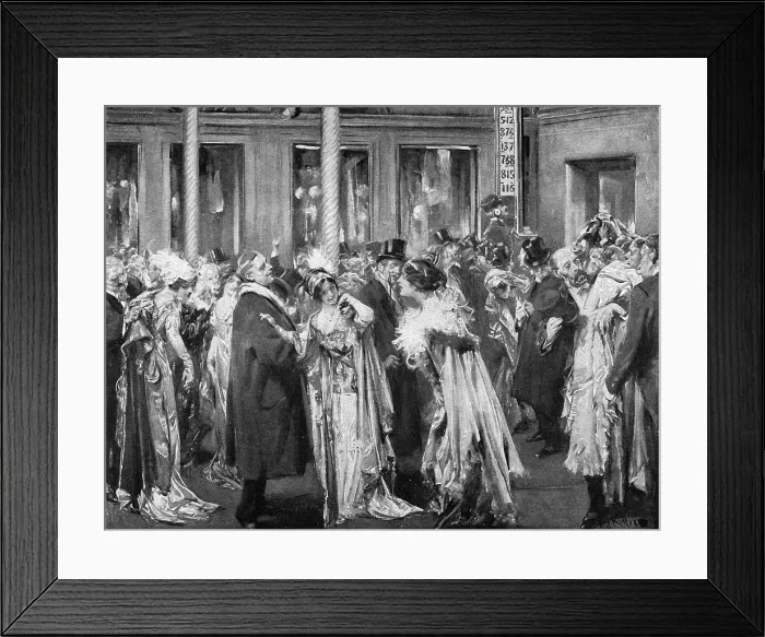 Framed Print : USA  /  MET OPERA  /  LOBBY