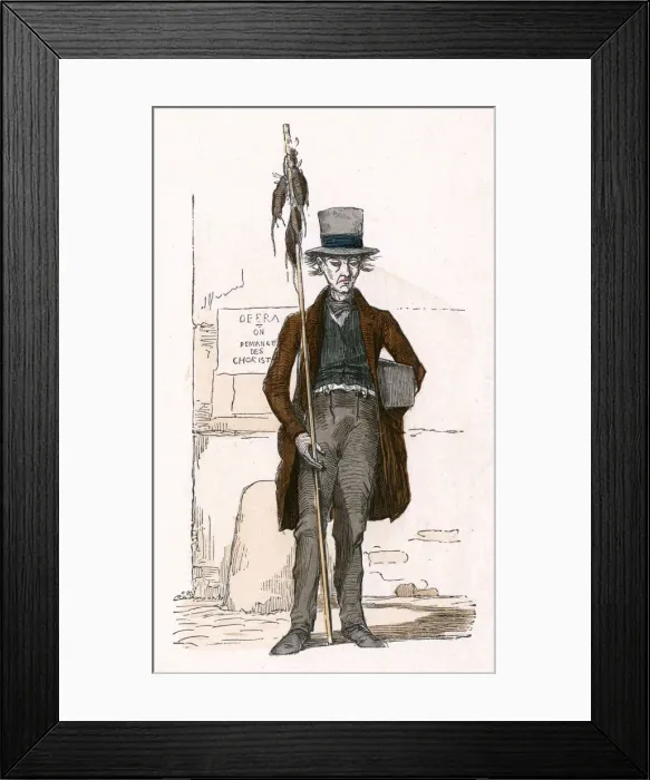Framed Print : RAT POISON SELLER Framed Print : RAT POISON SELLER