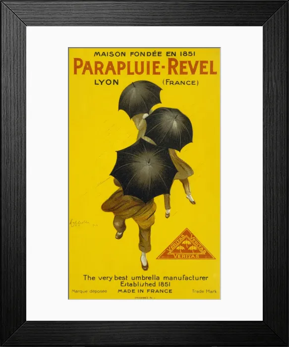 Framed Print : Parapluie-Revel Advert Framed Print : Parapluie-Revel Advert