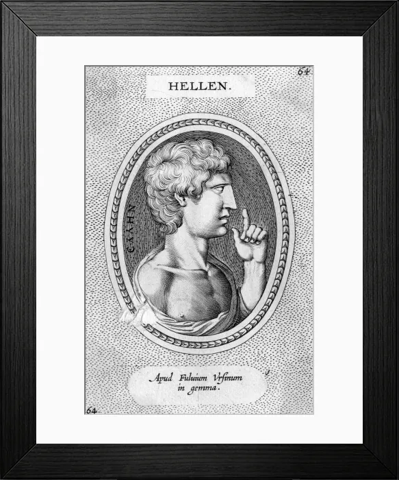 Framed Print : CLASSICAL MYTH / HELLEN Framed Print : CLASSICAL MYTH / HELLEN