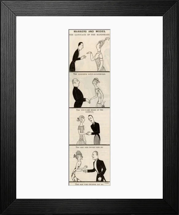 Framed Print : Language of Handshake Framed Print : Language of Handshake