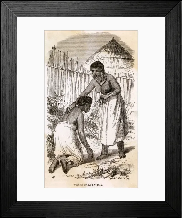 Framed Print : WEZEE GREETING
