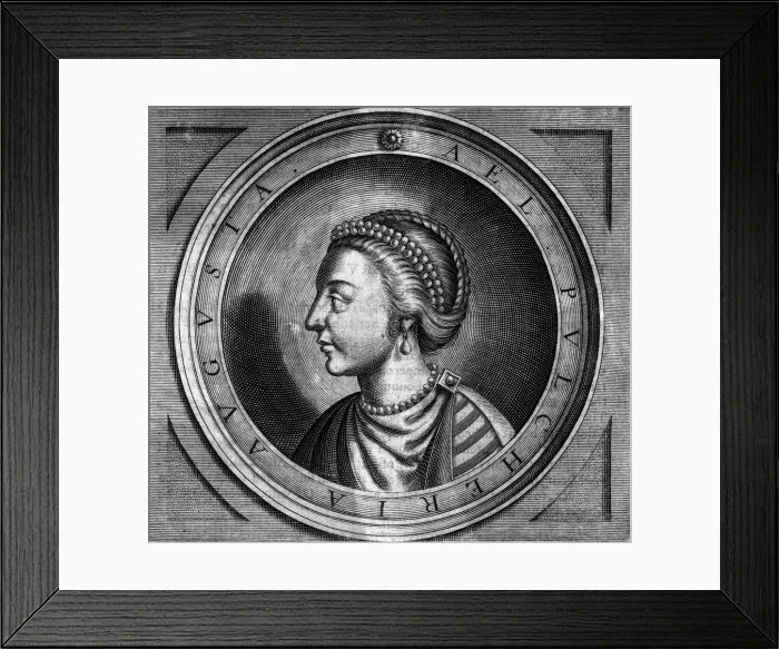 Framed Print : EMPRESS PULCHERIA Framed Print : EMPRESS PULCHERIA