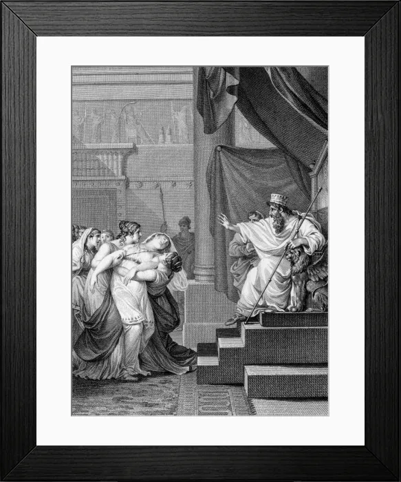 Framed Print : RACINE / ESTHER Framed Print : RACINE / ESTHER