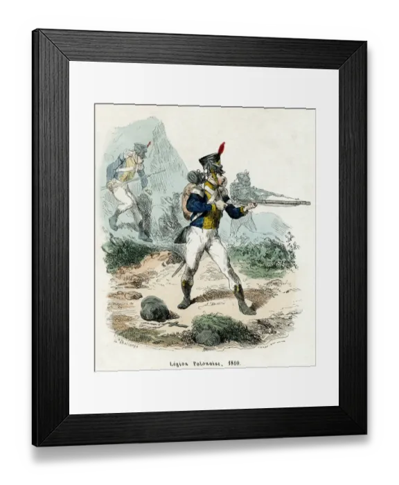 Framed Print : POLISH LEGION 1810 Framed Print : POLISH LEGION 1810