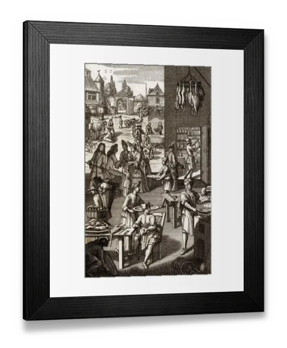 Framed Print : C17 COOKING SCENE Framed Print : C17 COOKING SCENE