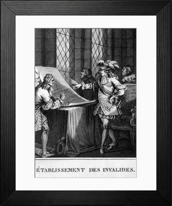 Framed Print : PARIS / INVALIDES 1670 Framed Print : PARIS / INVALIDES 1670