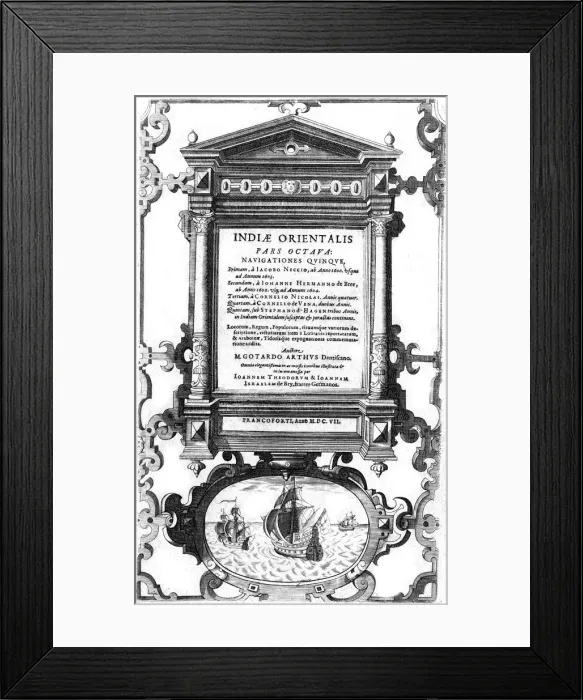 Framed Print : TRAVEL TO EAST INDIES Framed Print : TRAVEL TO EAST INDIES